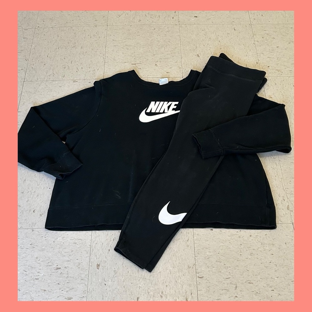 Nike Black Outfit with White Logo